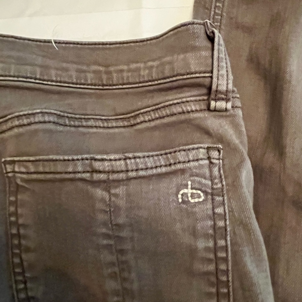 Rag & Bone Skinny Jeans in Army Green- Womens 28 - Picture 9 of 9